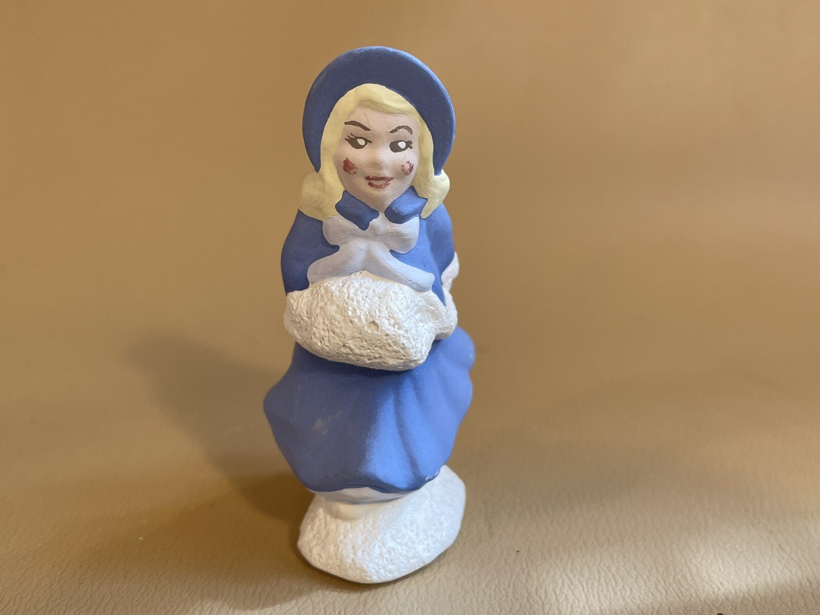 Vintage Lot Of 10 Small Ceramic Christmas Winter Figurines Statues eBay