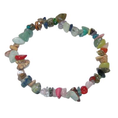 Multi Color buntes Splitter Armband auf elastischem Band aufgezogen