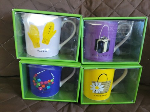 Lot of 12 NIB Kate Spade New York Lenox Things We Love Coffee Tea Mugs - Picture 5 of 10