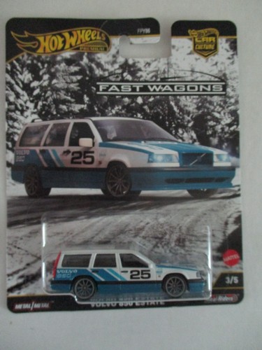 Hot Wheels Premium 2025 " Fast Wagons " 5 auto piloti/metalli FPY86 - Foto 6 di 13