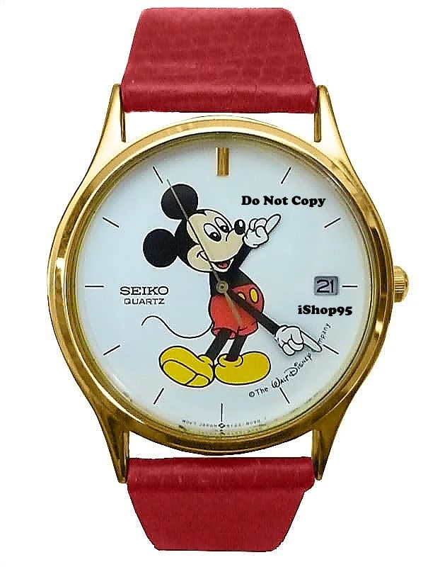 Seiko mickey mouse clock sales