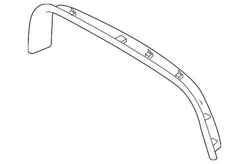 Panel de recubrimiento del portón trasero para Ford (P/N 8A8Z-7442410-AB)