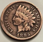 1895 Indian Head Cent JC1417 Circulated Honest Wear