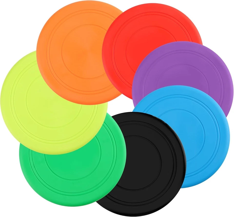Hundefrisbee Set – 18cm, 7 Farben, & zahnfreundlich für kleine Hunde - Bild 3 von 4