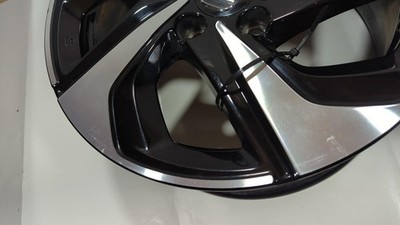 Used Wheel fits: 2022 Honda Insight 16x7 alloy machined face with black painted