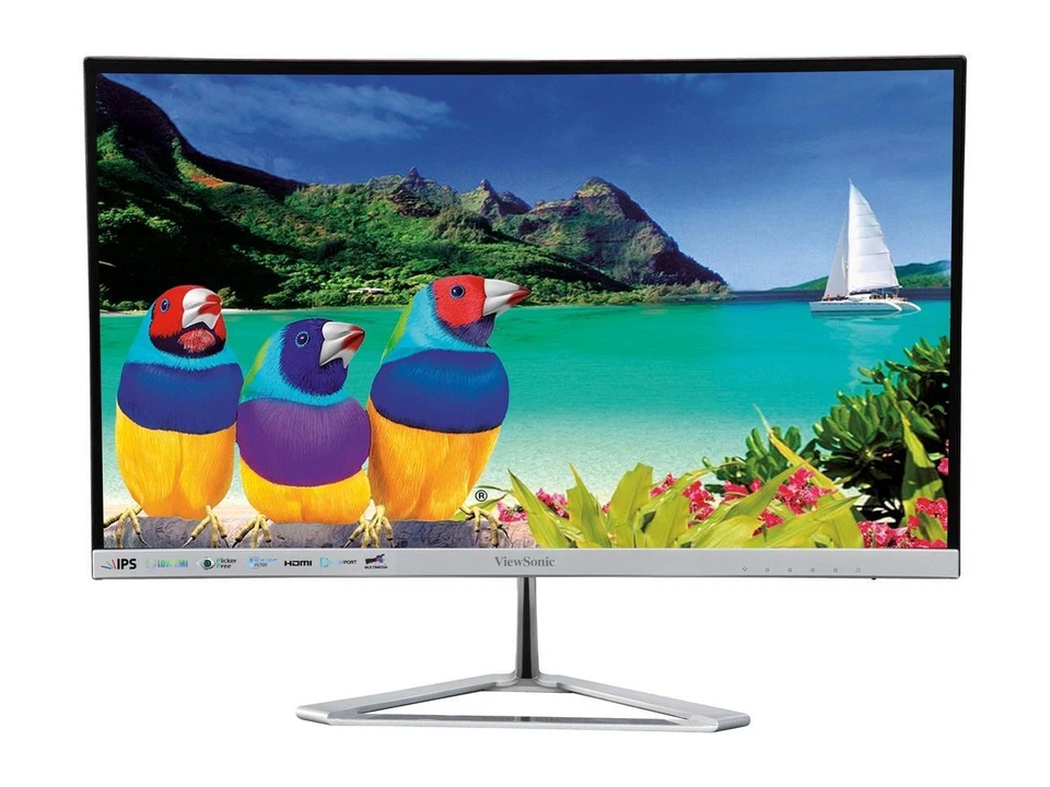 ViewSonic VX2476-SMHD 24 Inch 1080p Widescreen IPS Monitor with Ultra-Thin - Image 2 of 4
