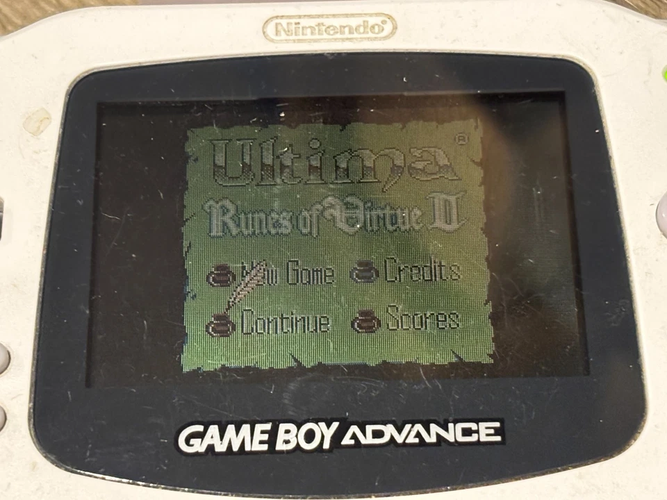 Ultima Runes of Virtue II Nintendo Game Boy bateria testada salva autêntica - Imagem 3 de 4