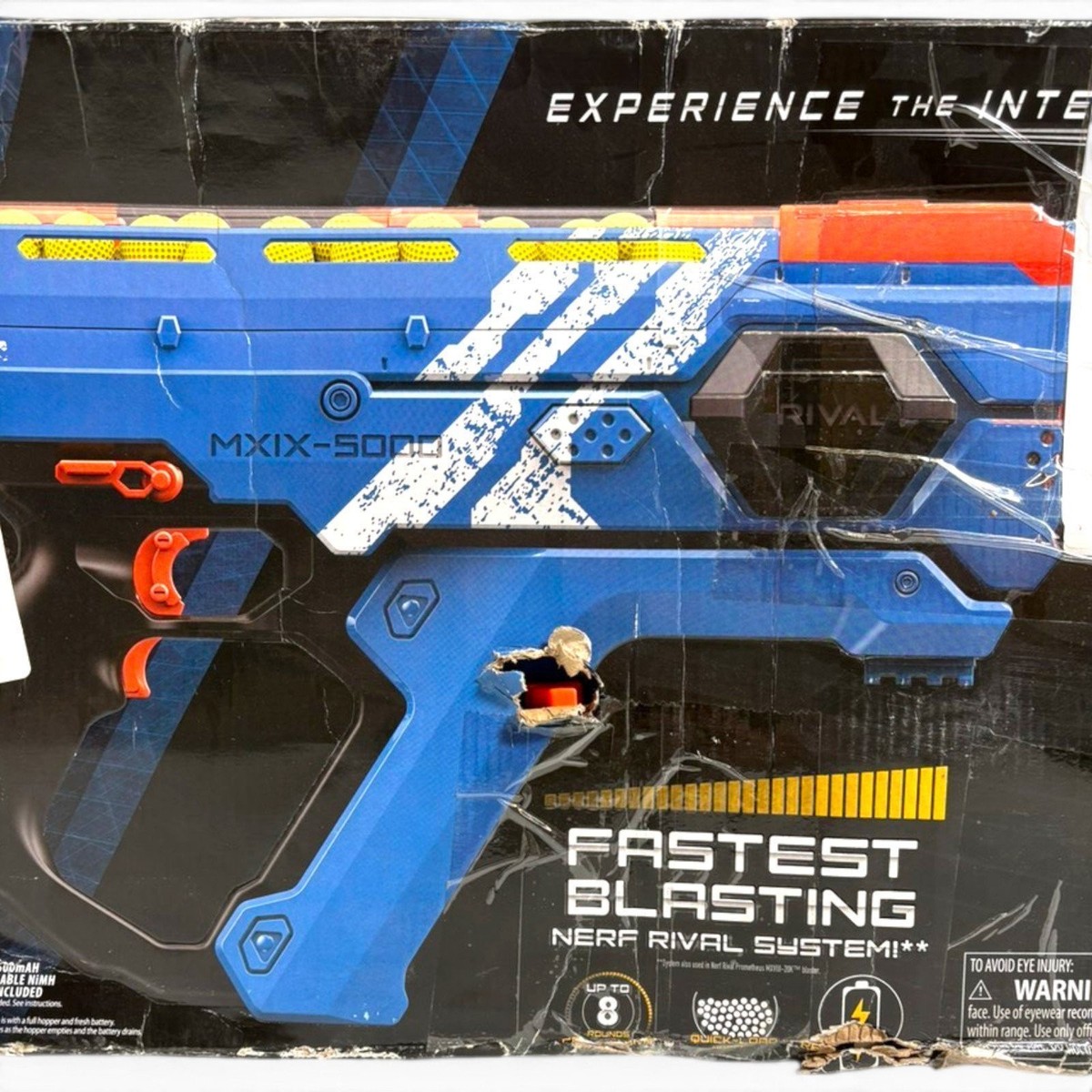 Nerf Perses MXIX-5000 Rival Motorized Blaster Blue 50-Round