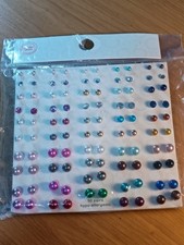 50 Pair Wonder Nation Girl Multicolor Stud Ea...