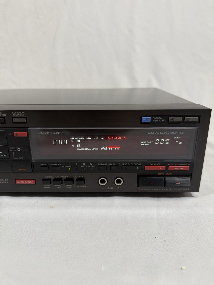 Sony TC-FX707R Stereo Cassette Deck - Parts Only (Read) | eBay