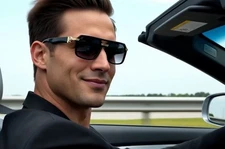 Men Sunglasses Square Oversized Designer Fashion Style Retro Shades NEW Model