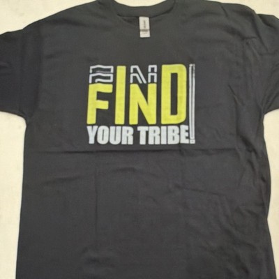 Bella+Canvas Black Crew Neck Short Sleeve Graphic Quote T-Shirt Men's S