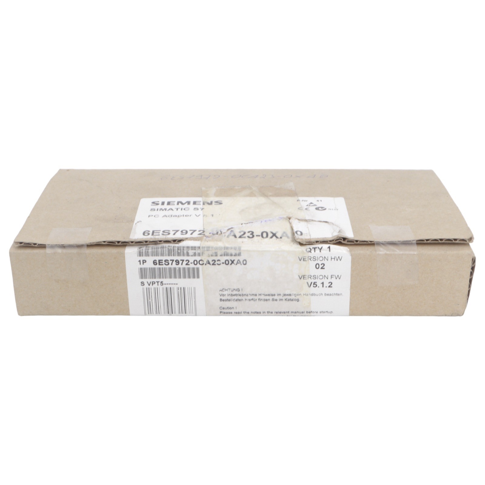 SIEMENS 6ES7972-0CA23-0XA0 SIMATIC S7 PC-ADAPTER V5.1
