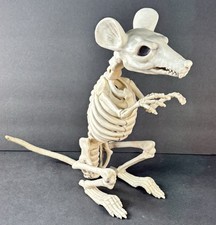 Halloween Skeleton Rat Decor Creepy Bone Mouse Figurine