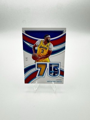 2021-22 Panini Immaculate Anthony Davis 75th Anniversary Team PATCH 3/3 LAKERS