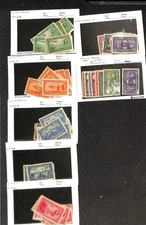 Nicaragua, Postage Stamp, #C236..C252 Mint & Used, 1939-40 Air Post