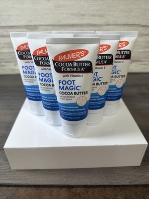 6-PACK Palmers Foot Magic Moisturizing Foot Cream, 2.1oz Cocoa Butter /Vitamin E