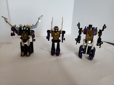 1984 Transformer Insecticons, Shrapnel, Kickback, And Bombshell, Some Missing Pc