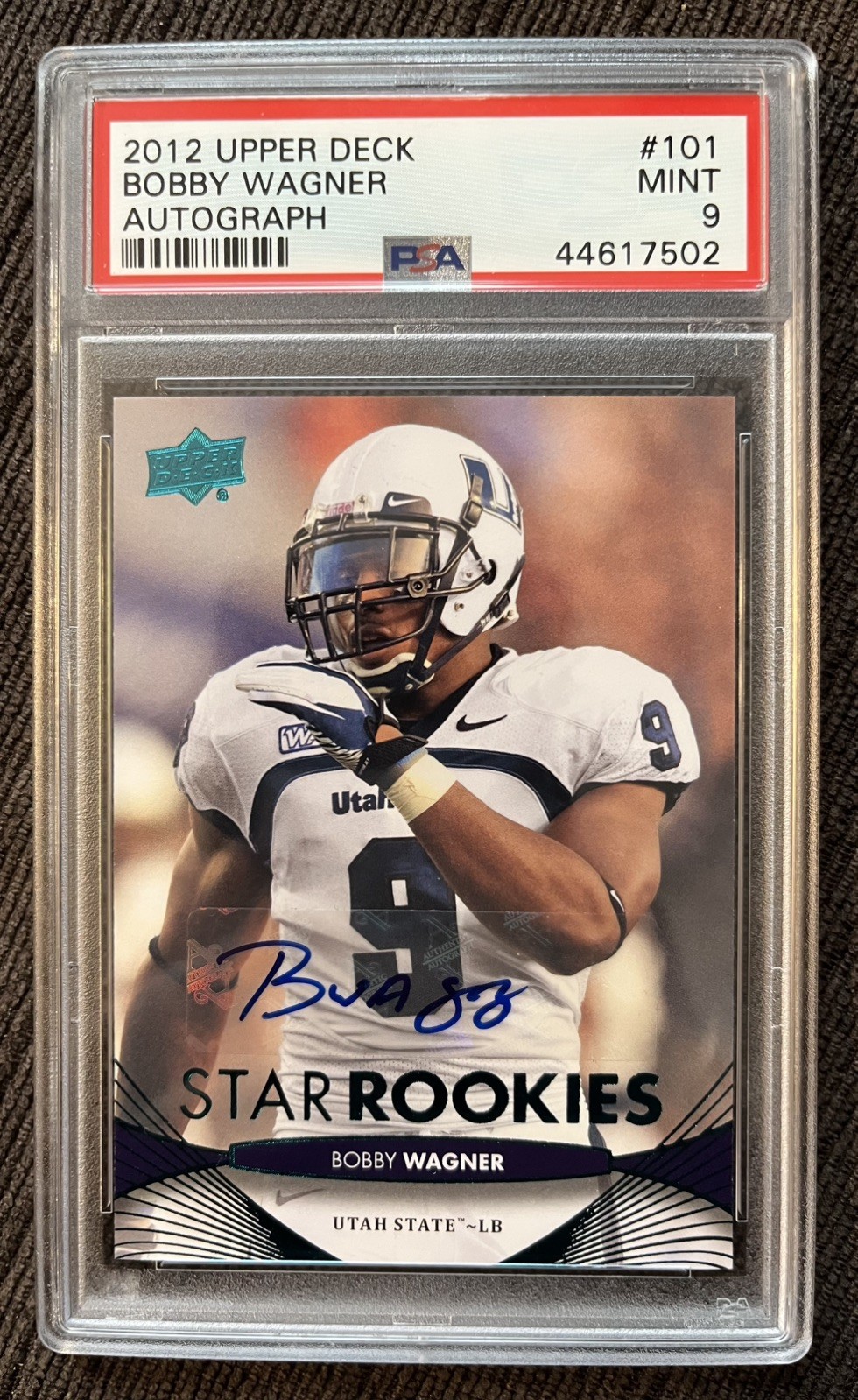 Bobby Wagner Upper Deck #101 Autograph