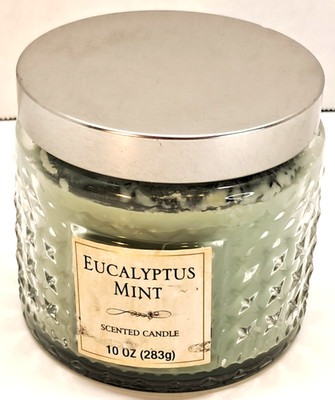 Eucalyptus Mint 10 OZ Midwoods Candle In Glass Jar