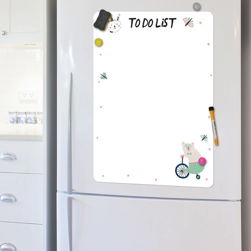 Magnet Board Sticker List Magnetic Meal Dry Wipe Family Fridge Large Memo - Image 2 of 4
