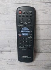 Sharp Video Cassette Recorder Remote Control RRMCG0101AJSA