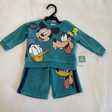 Disney Mickey Mouse and Friends Sweatshirt And Pants Set Blue Size 0/3 Months