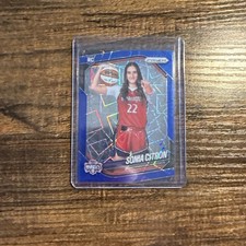 2025 Panini Prizm WNBA Sonia Citron Variation Blue Velocity Prizm #148 (RC)