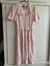 Vintage Summer Dress Women's Midi Sz 12