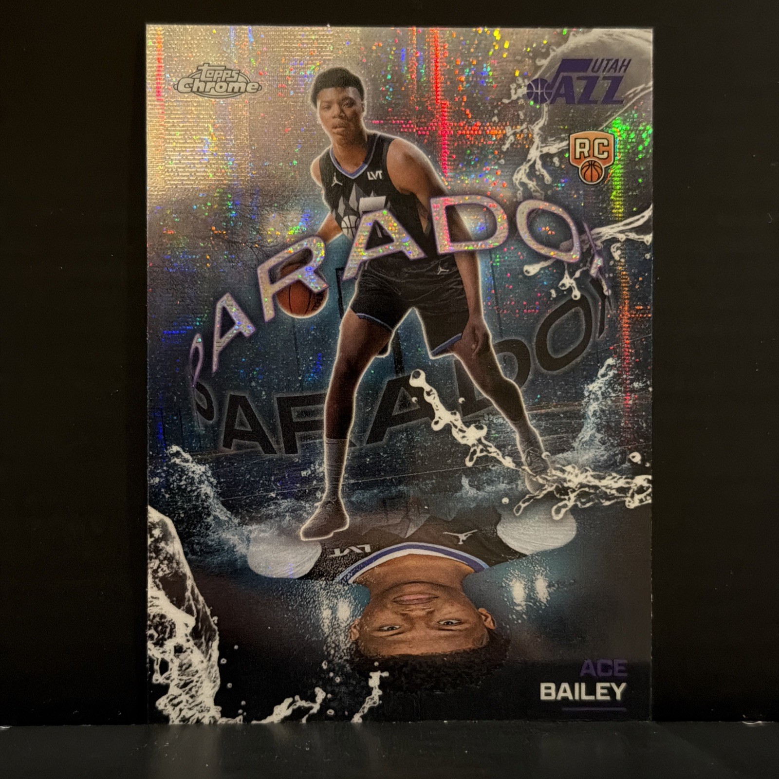 2025-26 Topps Chrome Basketball Ace Bailey Paradox Insert Rookie RC SP #PX-25