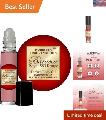 Experience Long-Lasting Luxury with 10ml Baccarat Rouge Inspired Fragrance