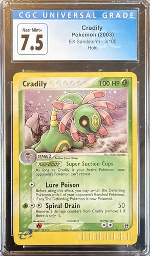 Cradily graded CGC 7.5 for sale on eBay