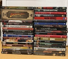 Action Thriller DVD Lot Of 37 Movies Bourne Terminator Blade Dark Knight Bundle