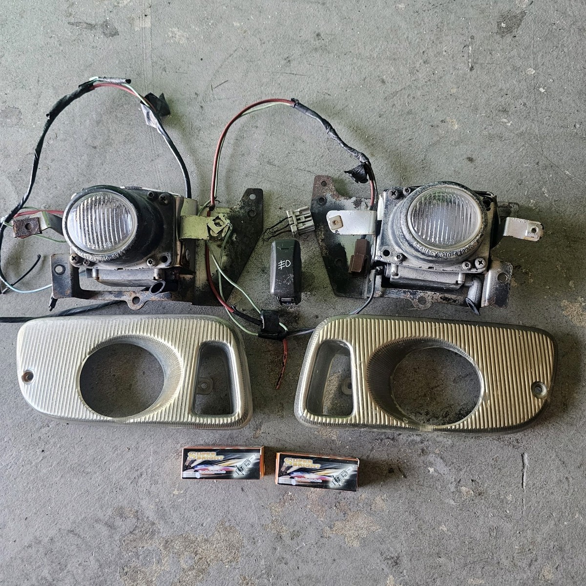 Honda Civic Coupe Hatchback JDM OEM Stanley Fog Lamp Lights EG EJ