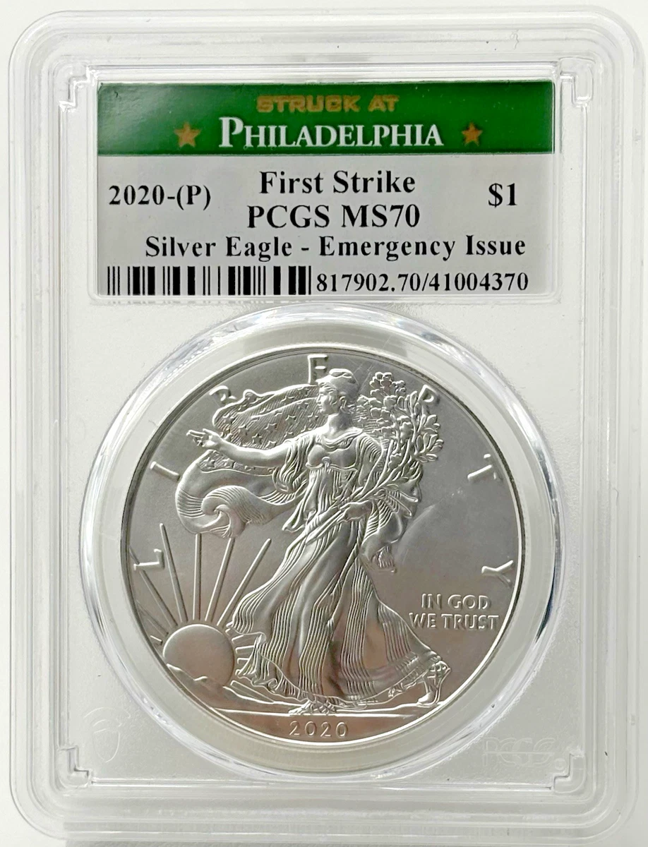 American Eagle MS 70 Graded 2020 Silver Bullion Coins for sale | eBay
