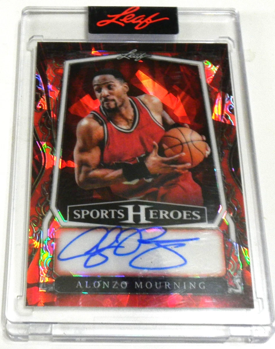 Alonzo Mourning Basketball Autographed Sports Trading Cards