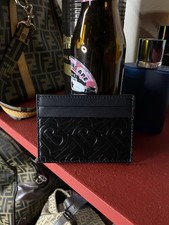 Burberry Tb Monogram Card Holder Leather Wallet New