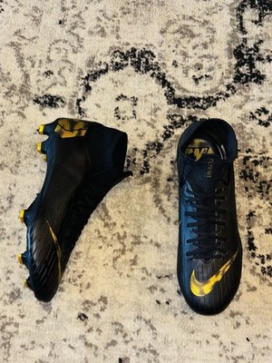 Nike Superfly 6 Pro FG Gold Black Soccer Cleats, Mens Size 9 AH7368-077