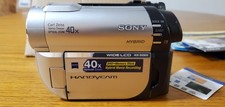 Sony Handycam DCR-DVD610 40x Optical Zoom Camcorder DVD Silver/Black Plus