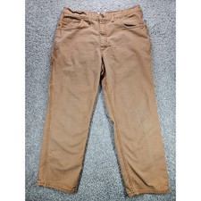 Tyndale FR Work Pants Mens 38x32 Brown Canvas Flame Resistant Arc Rated USA Made