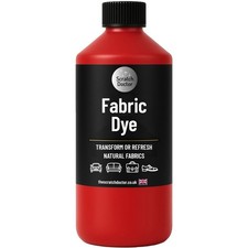 Bright Red Fabric Paint/Dye. For clothes, upholstery, furniture, car seats etc