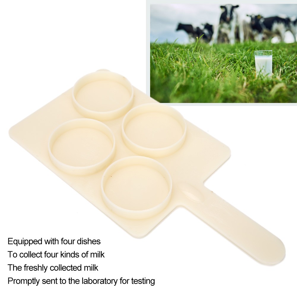 ABS Milk Sampling Tray For Mastitis Test Board On Cattle Farm Easy To Use