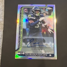 2025 Topps Chrome Nick Emmanwori #RA-NE RC Refractor Auto /499