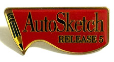 Autodesk AutoSketch Release Pin (H44n)
