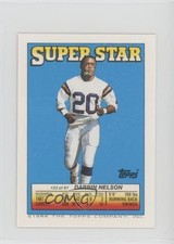1988 Super Star Sticker Back Cards Darrin Nelson Joey Browner Mark Bavaro 0au4