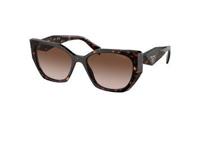 PRADA SONNENBRILLE PR19ZS (2AU6S1) Havanna mit braunen getönten Gläsern