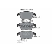 Textar BremsbeläGe Bremsbelegsatz Vorne FüR VW Tiguan Sharan Audi Q3 Alhambra