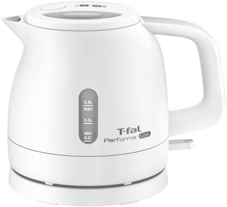 T-fal Electric Kettle 0.8L Simple Design with Spill-Proof Lock from Japan