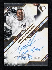 2025 Diamond Icons Iconic Firsts Inscription Black 5/10 Dwight Gooden Auto tw0