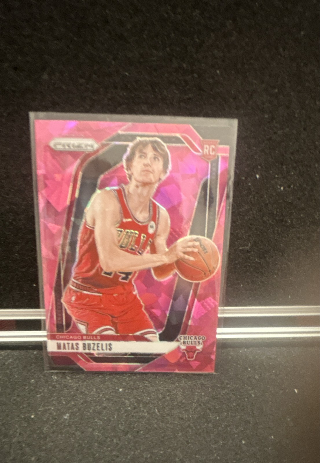 2024-25 Panini Prizm - Matas Buzelis #252 Pink Ice Prizm (RC)